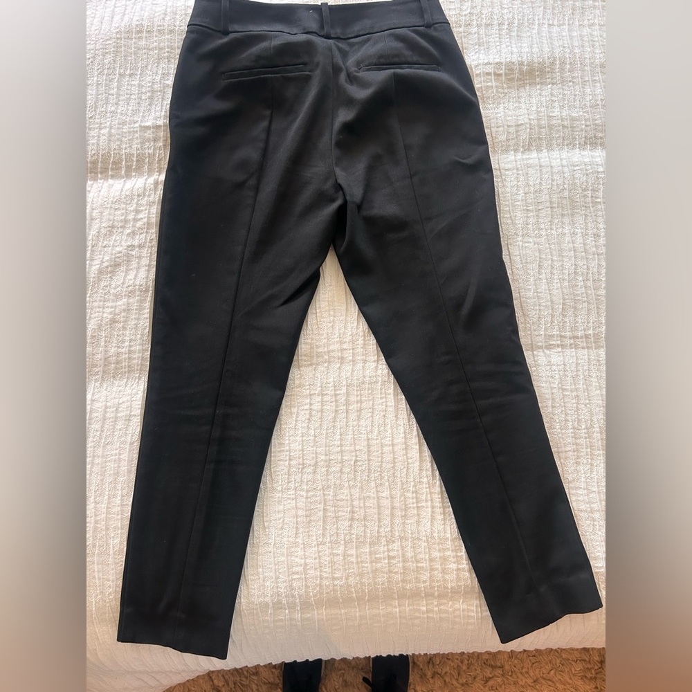 LOFT Black Ankle Cropped Pants
